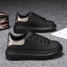 (BlackGold, UK9=EU44) Adults Holiday Muffin Trainers Casual Mens Womens Sneakers Sports Shoes UK Size