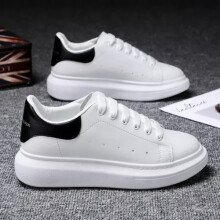 (WhiteBlack, UK4=EU37) Adults Holiday Muffin Trainers Casual Mens Womens Sneakers Sports Shoes UK Size