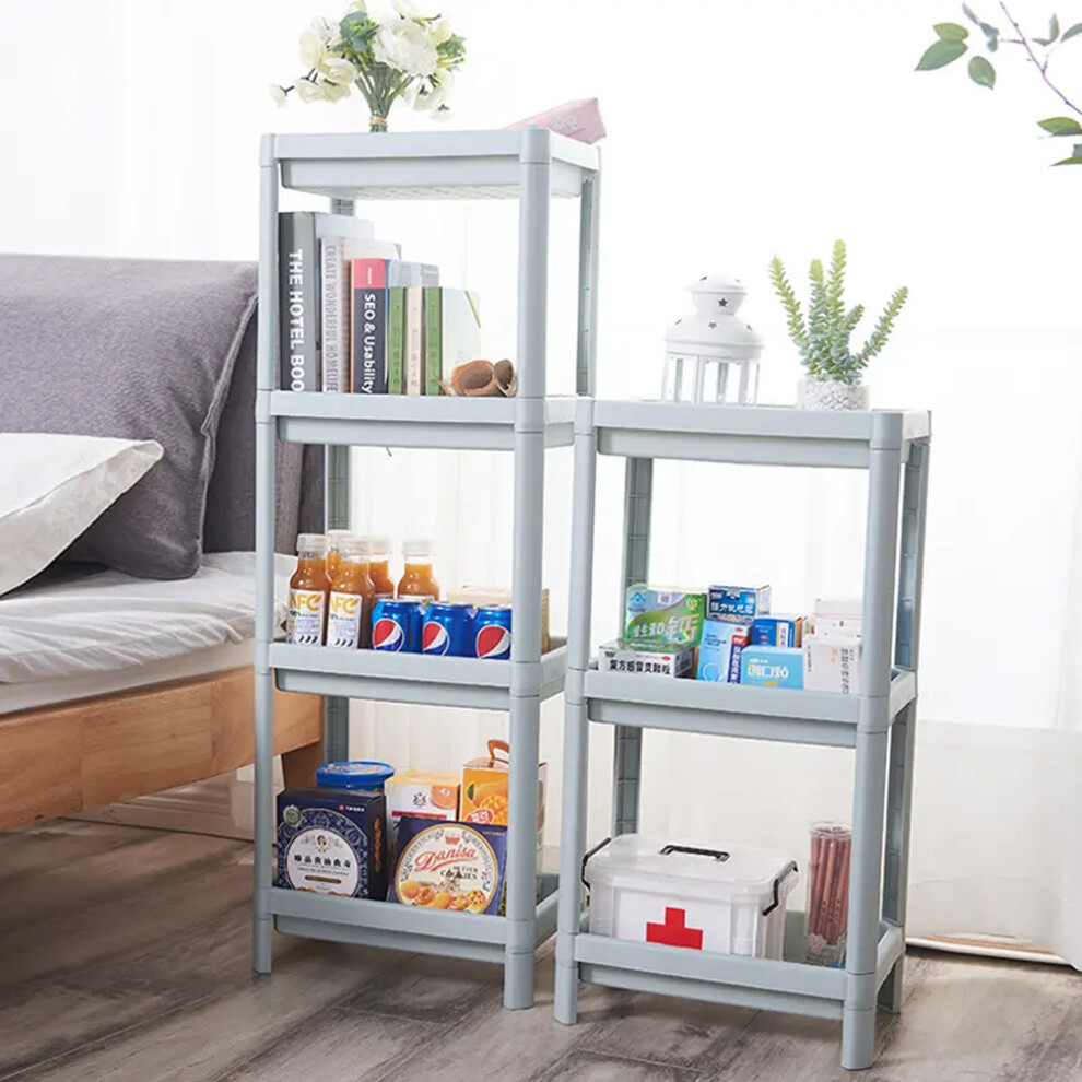 3 Tier Blue Bathroom Shower Caddy Shelf Corner Bath Storage Holder Rack Organizer-image-OPC-PDZG2NS-NEW