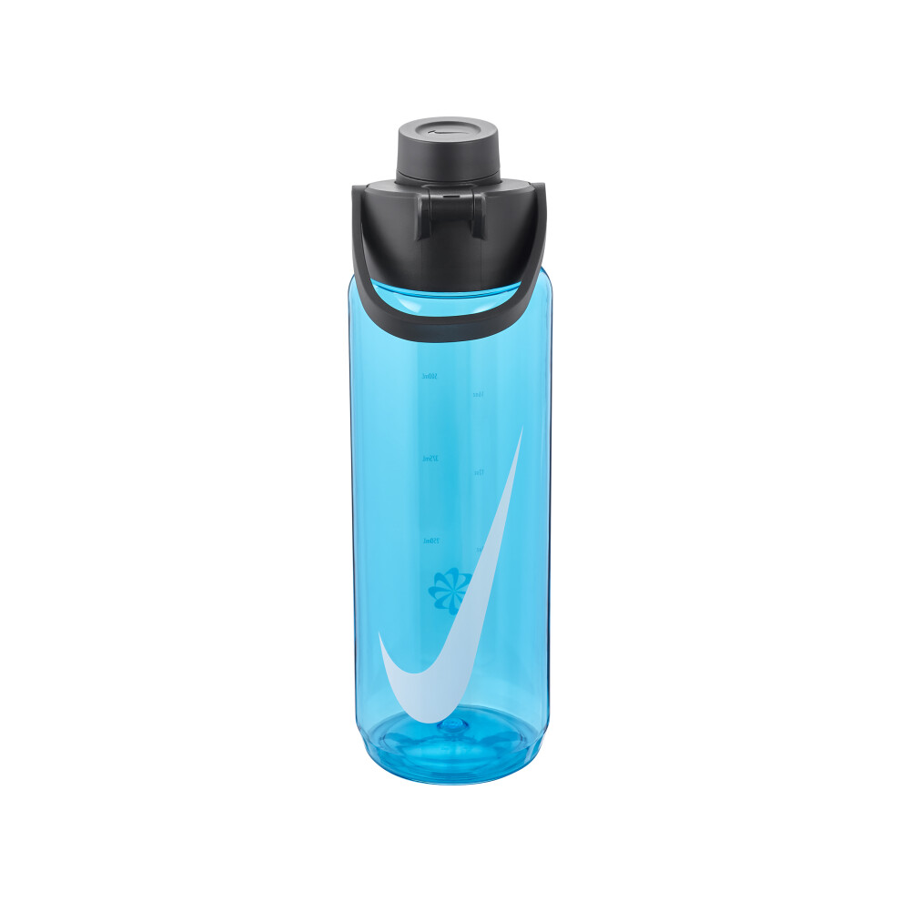 Nike TR Renew Recharge Chug Bottle 24 OZ Blue Fury / Black / (White)