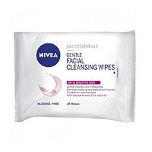 561179 NIVEA BIO makeup fjernelse servietter tør og sensitiv 25 stk