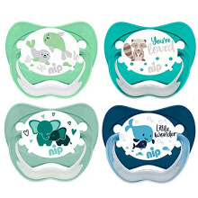NIP Latex Natural Latex Dummy Size L // Set of 4 // Size 3 16-32 Months // Made in Germany