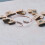 Philip Jones Jewellery Philip Jones Rose Gold Plated Leaf Bangle Created with Zircondia? Crystals 4