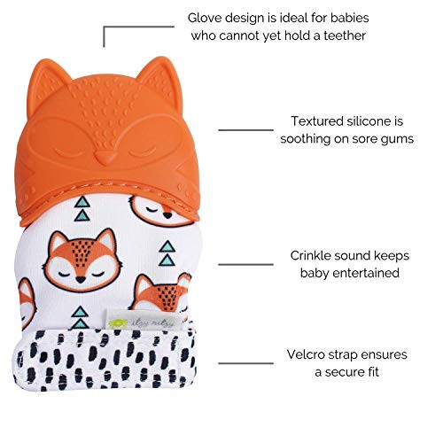 Itzy Ritzy - Teething Mitt - Fox 1