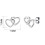 Philip Jones Jewellery Sterling Silver Heart Link Earrings 5