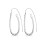 Philip Jones Jewellery Sterling Silver Hammered Hoop Earrings 1