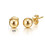 Philip Jones Jewellery Gold Plated Ball Stud Earrings 5
