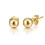 Philip Jones Jewellery Gold Plated Ball Stud Earrings 1