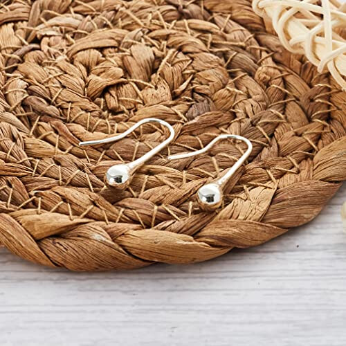 Philip Jones Jewellery Silver Plated Teardrop Earrings 2
