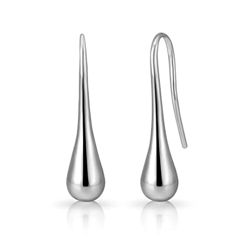 Philip Jones Jewellery Silver Plated Teardrop Earrings
