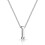 Philip Jones Jewellery Initial Necklace Created with Austrian Crystals - Letter I 1