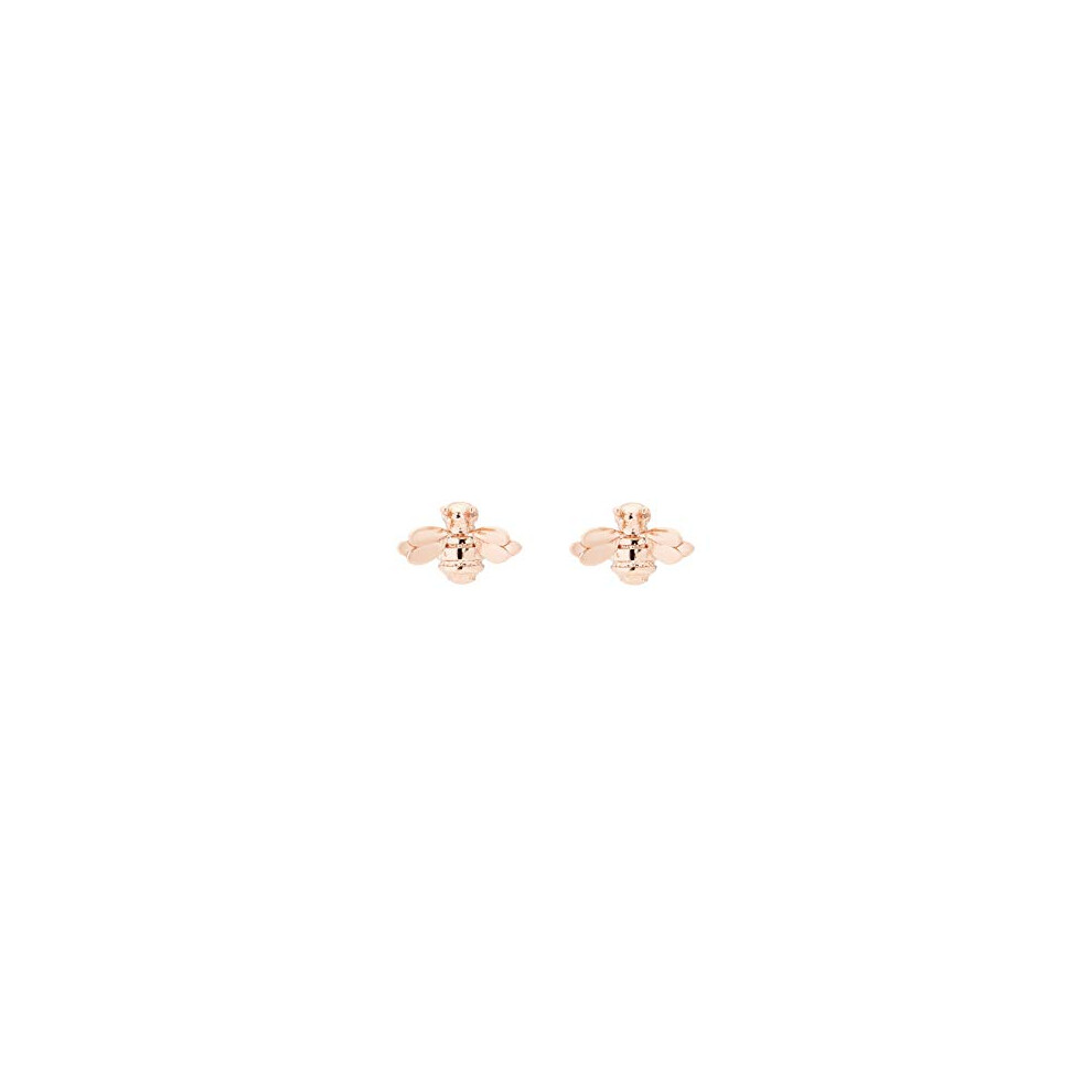 Ted Baker Beelii Bumble Bee Stud Earrings For Women (Rose Gold)