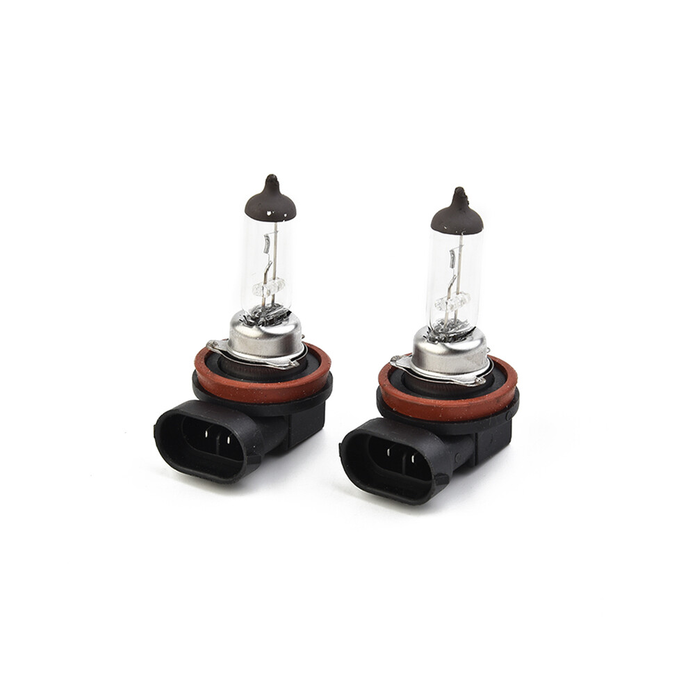 2pcs H11 12V 55W Amber Halogen Headlight Bulbs â High Brightness, 4300K, ~1000h Lifetime