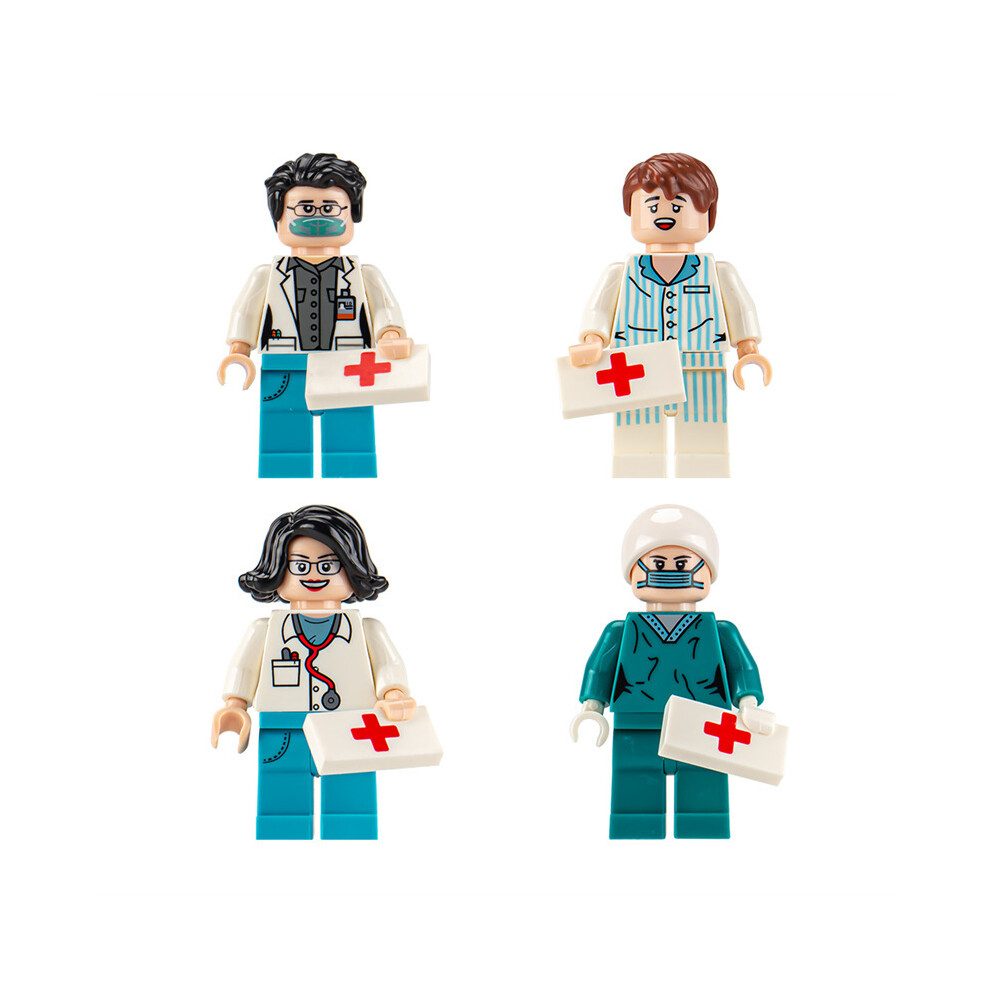 (Style 3) Heroes Minifigure Set Police Doctor Building Block