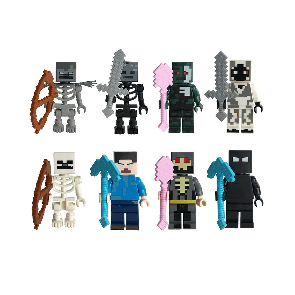 (Style B) Minecraft Minifigure Set Building Blocks Collection