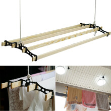 Edwardian Clothes Airer 4 Lath Cast Iron Victorian Ceiling Pulley Rack