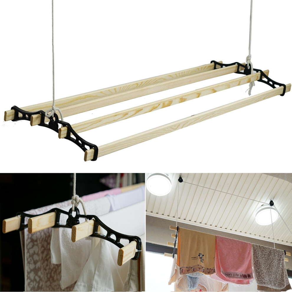 Gr8 Home Edwardian Clothes Airer 4 Lath Cast Iron Victorian Ceiling Pulley Rack