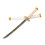 Demon Slayer Zenitsu Metal Mini Katana Sword 1
