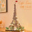 (L) Paris Eiffel Tower model building micro-particle assembled building block toys 1