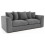 Byron Grey Fabric 3+3 Seater Sofa Set 2