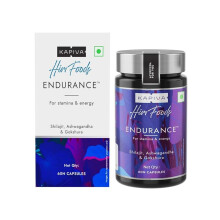Kapiva Endurance 60 Capsules|Food Supplement|Shilajit, Ashwagandham & Gokshura to Unlock Peak Performance|Men Stamina Booster|Testosterone Boosters