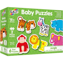 Galt Toys Baby Puzzles - Jungle Jigsaw Puzzles for Kids Ages 18 Months Plus