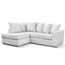 Byron Shark Fabric LHC Corner Sofa