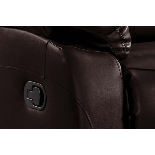 Roma Brown Leather Recliner Armchair 1