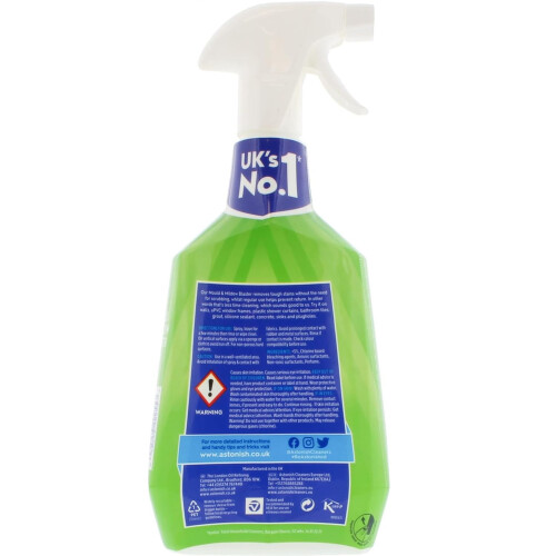 Astonish 2x Astonish Mould Mildew Remover Spray Blaster Apple Burst 750ml 2
