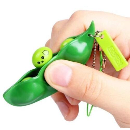 Sensorisch Groen Speelgoed Groene Bonen Fidget Bean Speelgoed 2