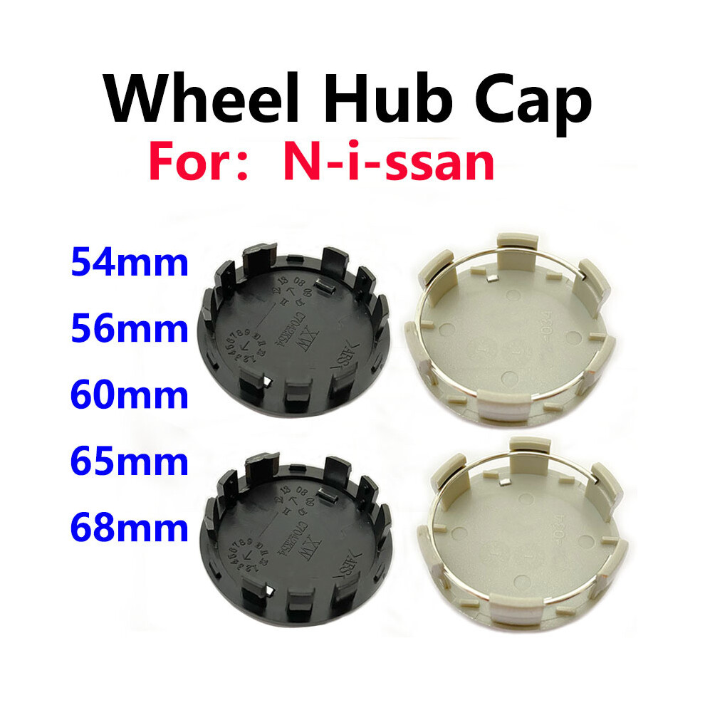 (4pcs 68mm Silver) 4pcs/Lot 54mm 56mm 60mm 65mm 68mm Black Silver Wheel Center Hub Caps Badge-image-OPC-PDZJDSF-NEW