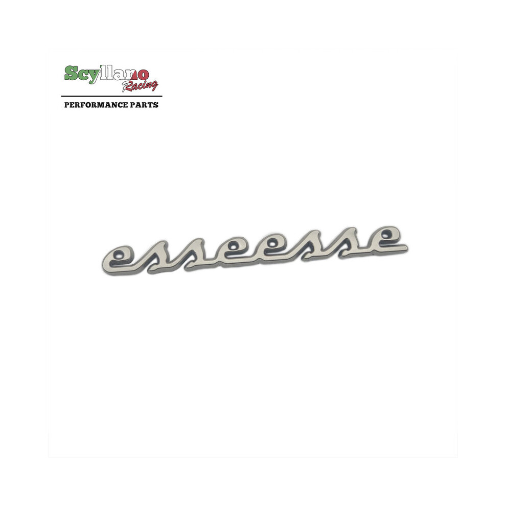 (Eesssl) 695 Glossy Surface Zinc Metal Logo Emblem Sticker For Abarth 695 Black 8105270354449