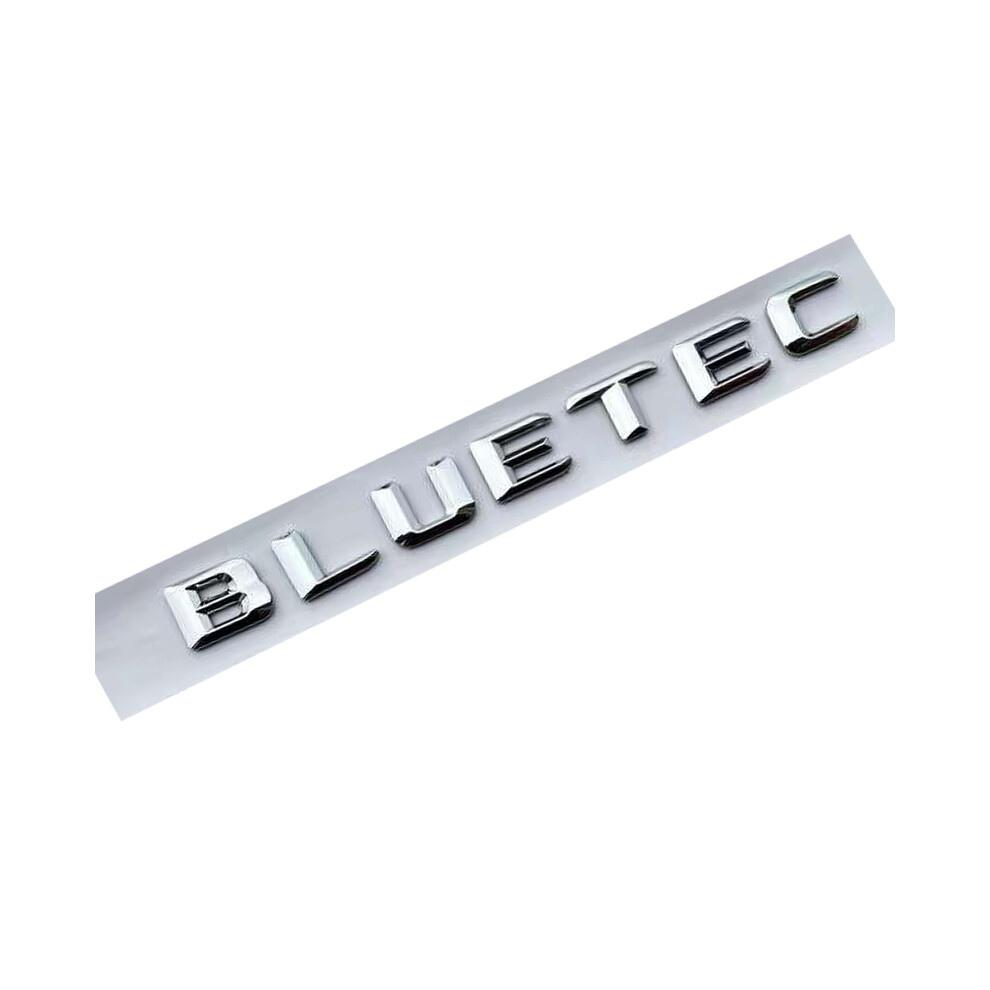 (Glossy ) Abs Letters Chrome Bluetec Emblem Trunk Side Fender Badge Nameplate Decal Black 8105270358522