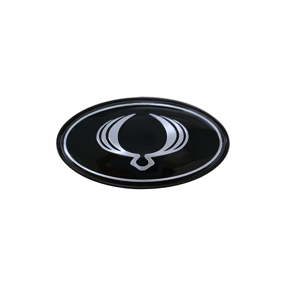 ( Bottom) Aluminum Car Trunk Side Window Emblem For Ssang Yong Actyon Rexton Kyron Black 8105270360068