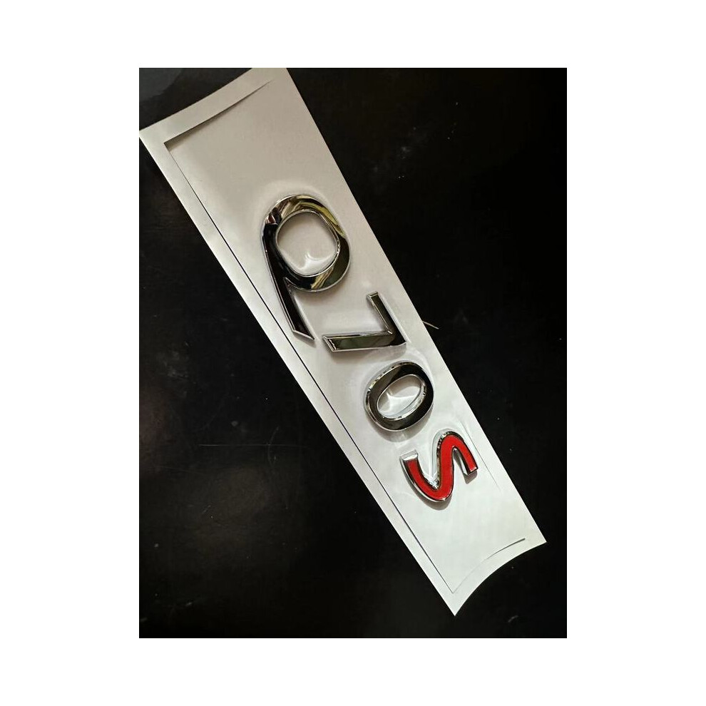 (Q70s Red) Abs Q60s Letter Rear Trunk Emblem Badge Sticker Nameplate For Infiniti Silver/Red 8105270358911