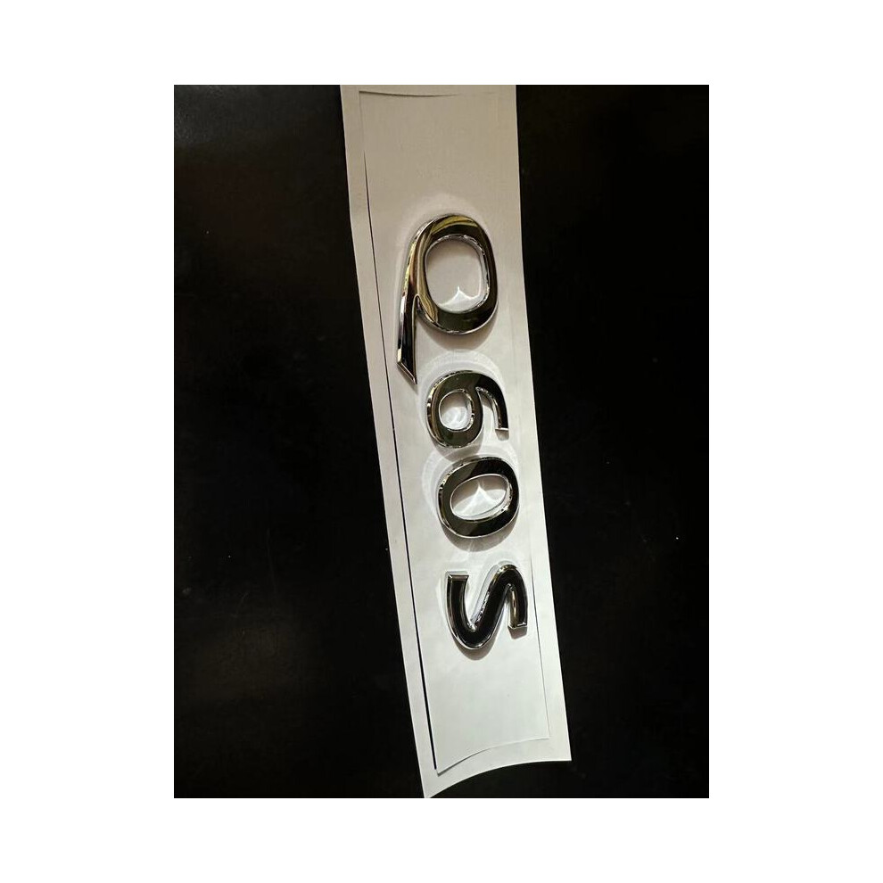 (Q60s Black) Abs Q60s Letter Rear Trunk Emblem Badge Sticker Nameplate For Infiniti Silver/Black 8105270358850