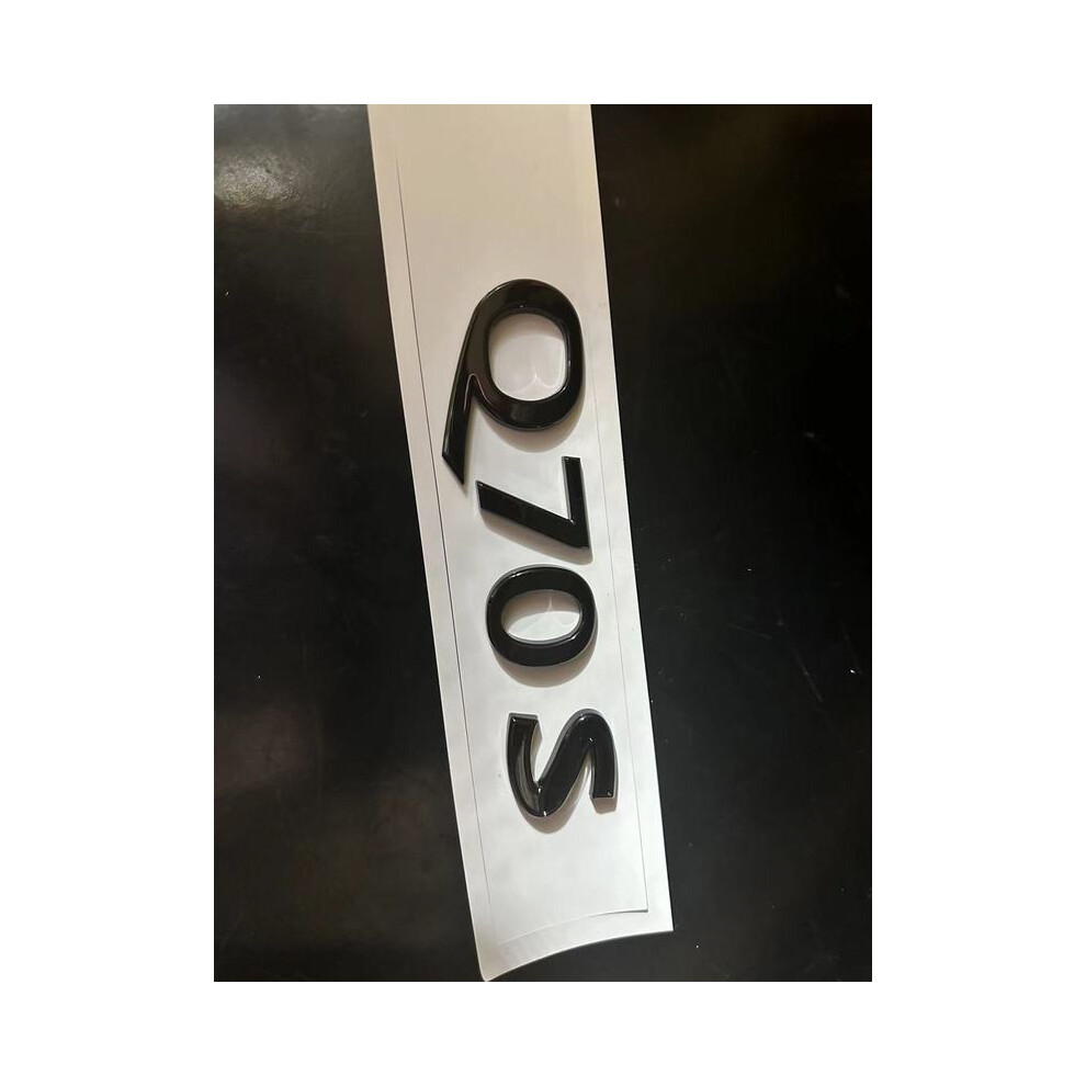 (Q70s ) Abs Q60s Letter Rear Trunk Emblem Badge Sticker Nameplate For Infiniti Black 8105270358881