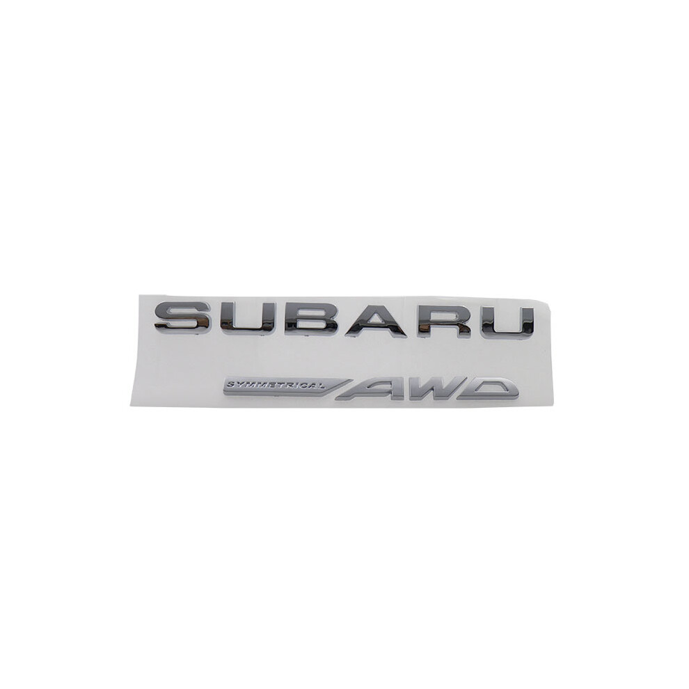 (Chrome-Awd) Abs Symmetrical Awd 4Wd Car Fender Trunk Rear Bonnet Emblem Badge Sticker 8105270359321