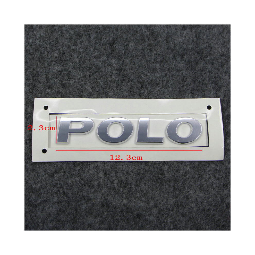 Apply To Polo 1.4 1.6 Trunk Lettering Displacement Standard Rear Tail Silver 8105270361027