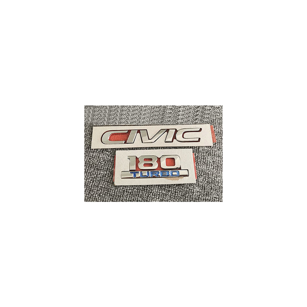 (Civic 180 Turbo) Apply To Honda 10Th Generation Civic Trunk Lettering Rear Endmark Civic 8105270360921