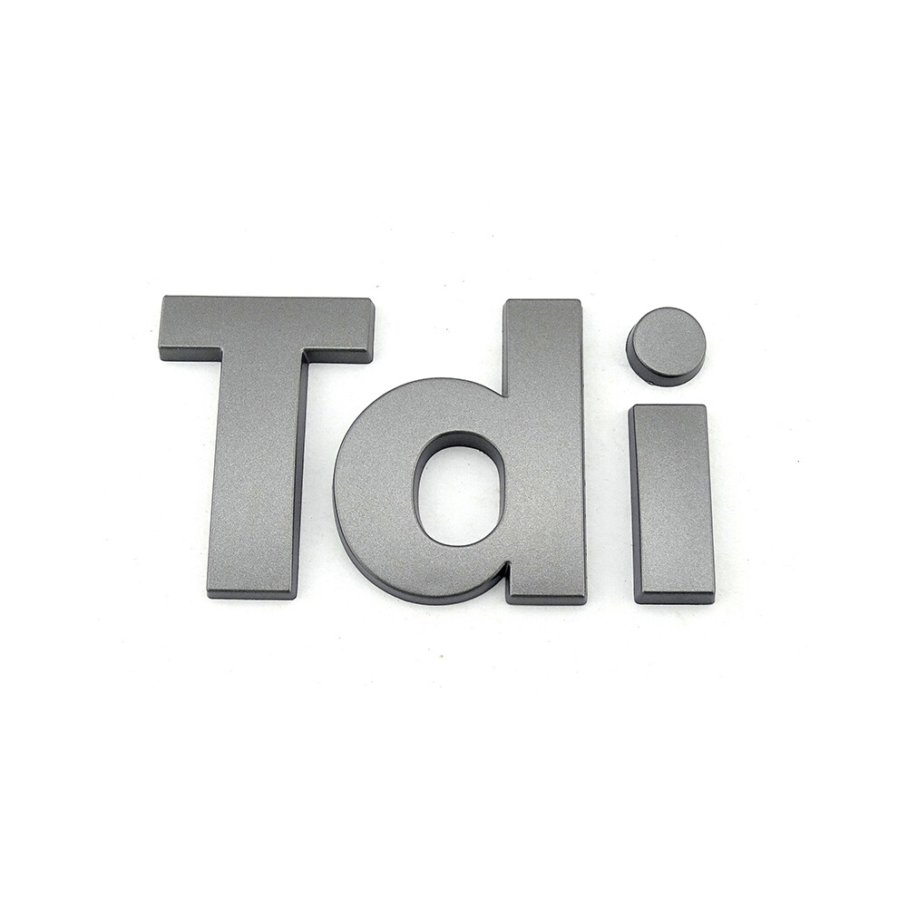 (Grey) Brunel Color Defender 90 110 Trunk Logo Letters Tdi Grey 8105270363090