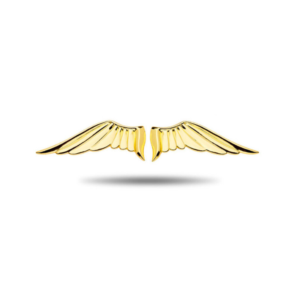 (A Pair ) Car Angel Wings Eagle Wings Decals Personality Modified Accessories Car Gold 8105270364325