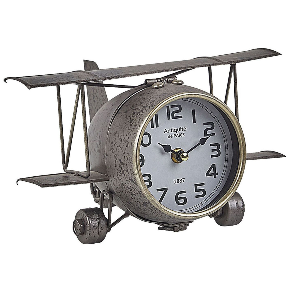 Clock STANS 26 cm Metal Silver