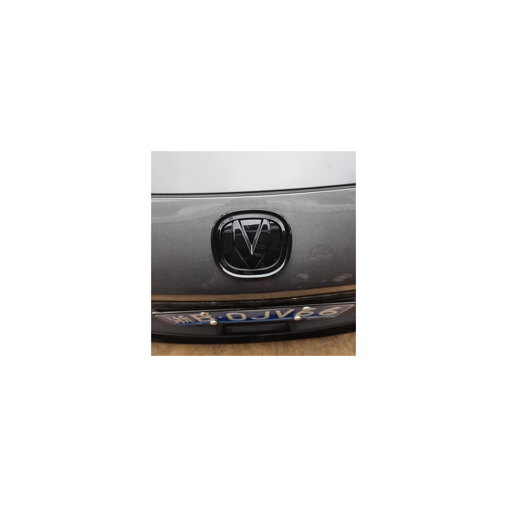 (Front B 1Pc) Car Front Rear Carbon Logo Sticker For Changan Univ Black 8105270367883