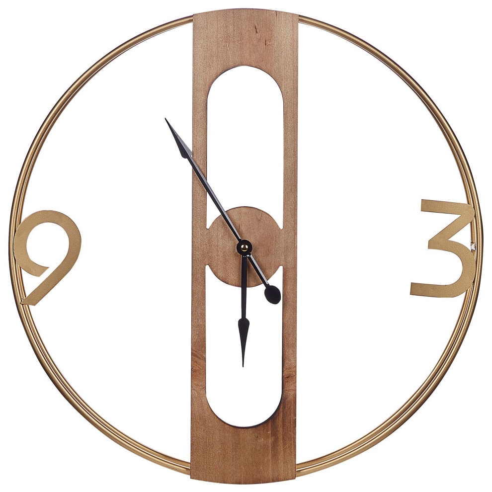 Wall Clock MULHOUSE 50 cm Brown