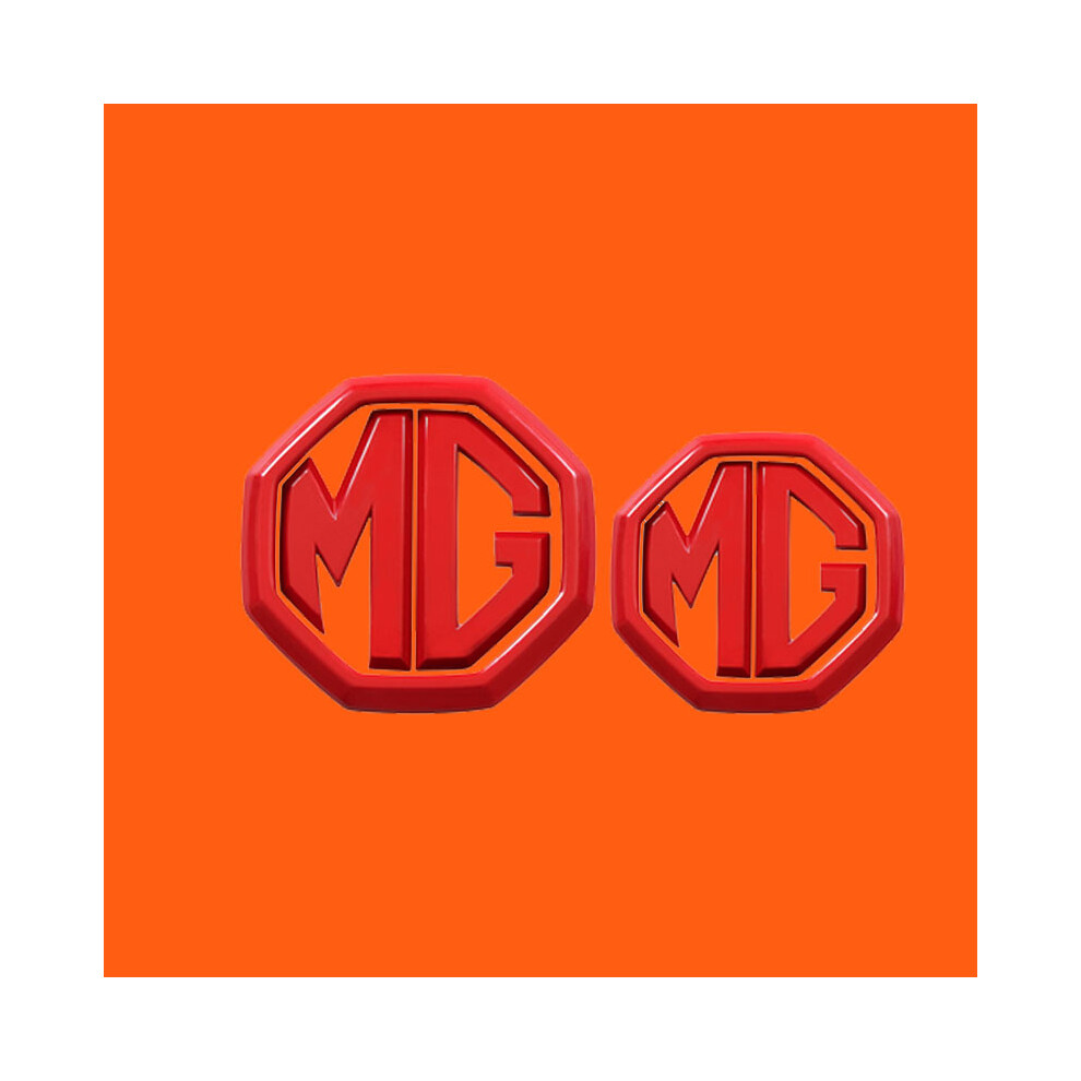 (-Front Rear) Car Logo Styling Stickers For Mg 6 Mg 5 Mg Zs Hs Car Rear Emblem Front Red 8105270369870