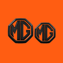 (Black-Front Rear) Car Logo Styling Stickers For MG 6 MG 4 MG ZS MG HS Car Rear Emblem Front