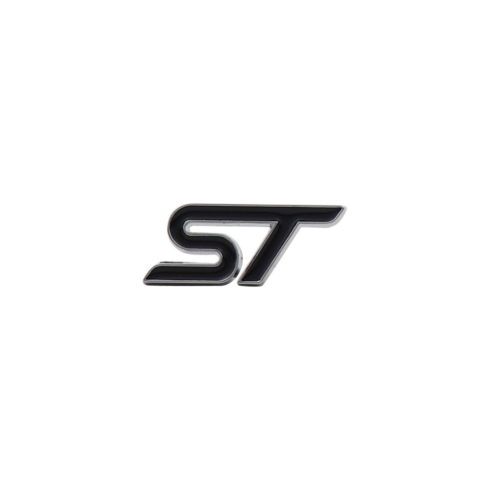 (S-Chrome-) Car Styling St For Focus Fiesta St Line Mondeo Kuga Steering Wheel Car Black 8105270375253