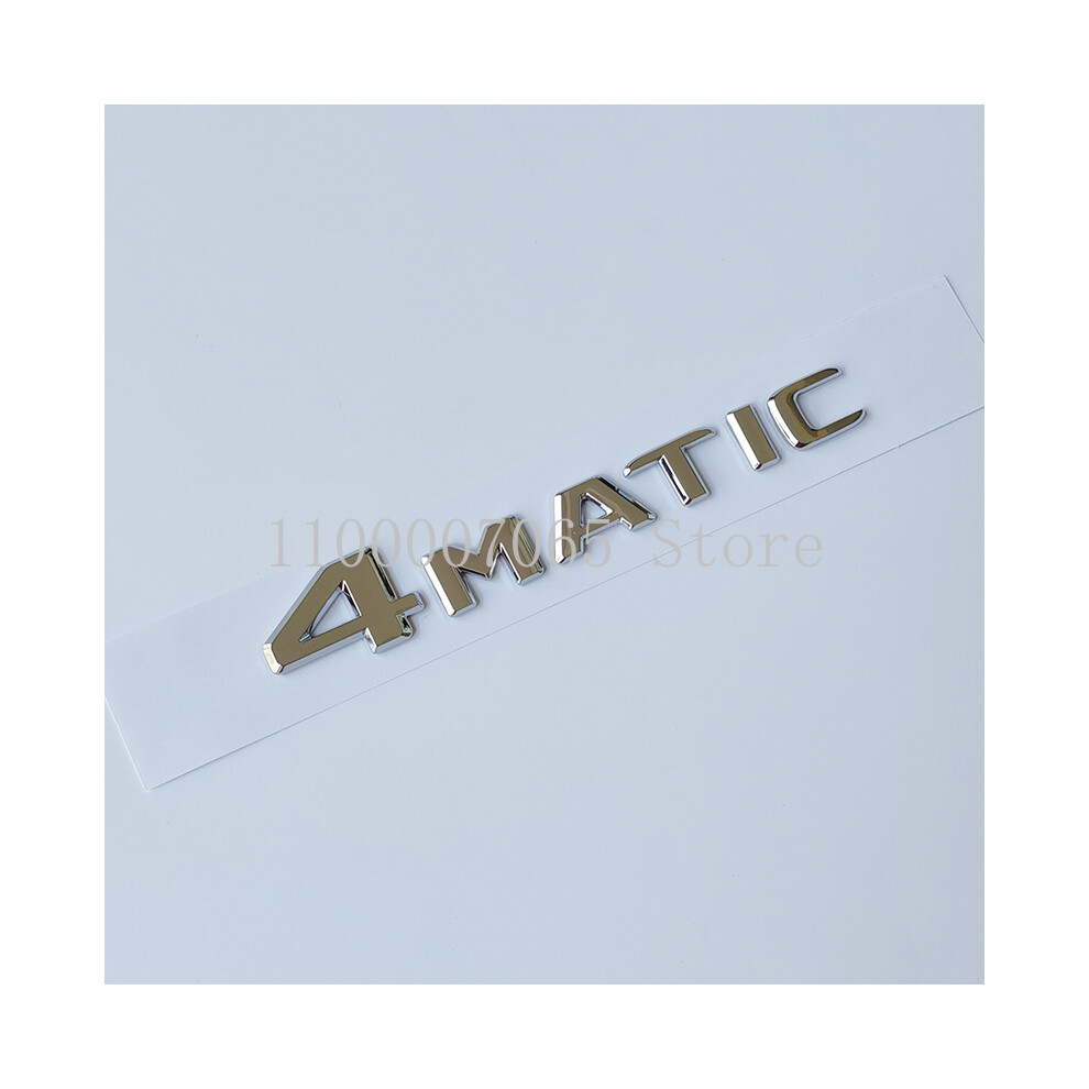 (4Matic) Chrome Letters E200 E260 E300 E400 E220d E350e E300de 4Matic Abs Emblem 8105270380042