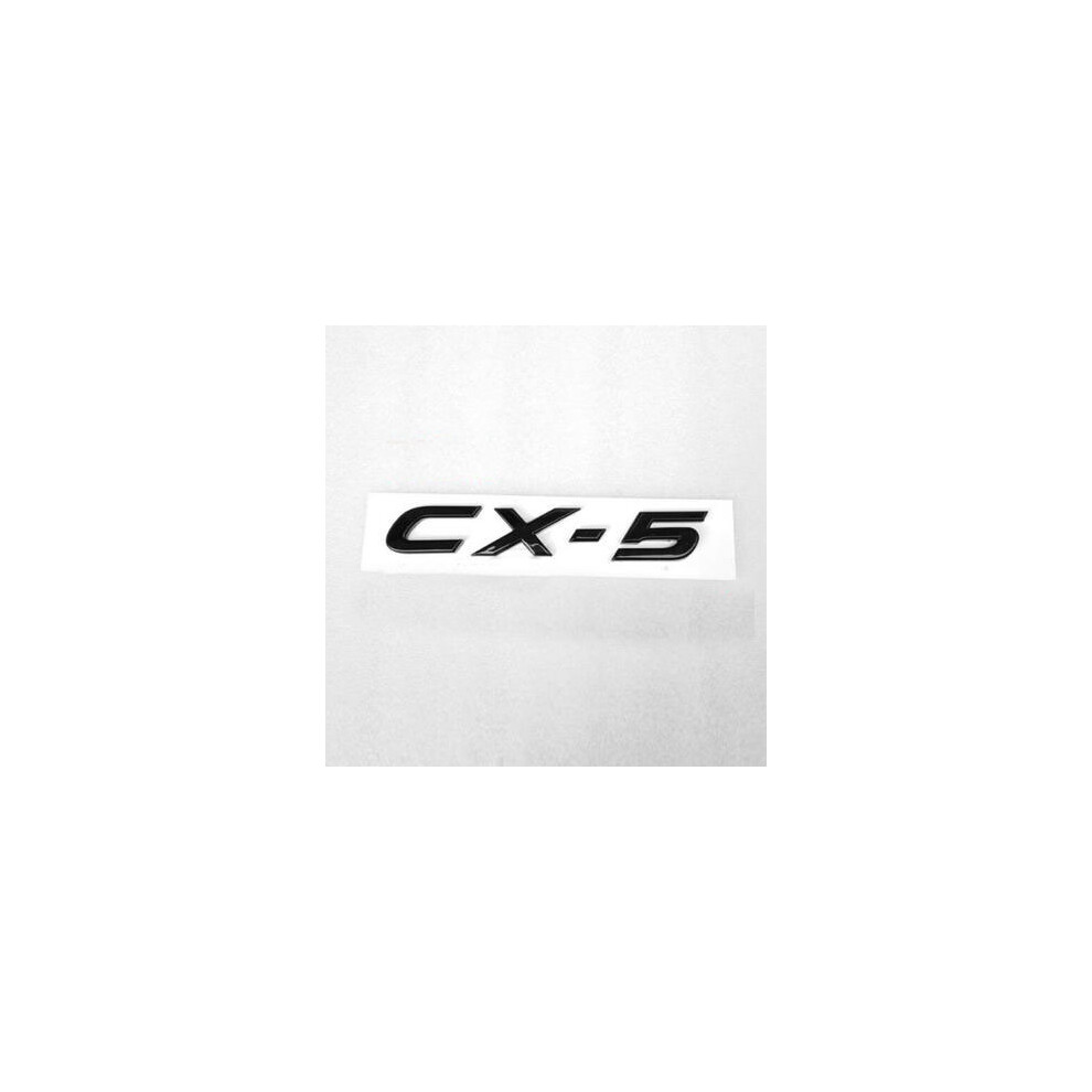 (Black) Chromed Letter Logo For Mazda Skyactiv Technology Cx-5 Letter Emblem Black 8105270381766